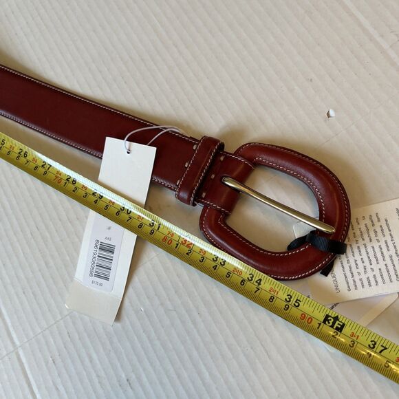 Veronica Beard/GAVAZZENI Leather Belt 75/XXS Aloe Campari Red Made in Italy NWT main image 4